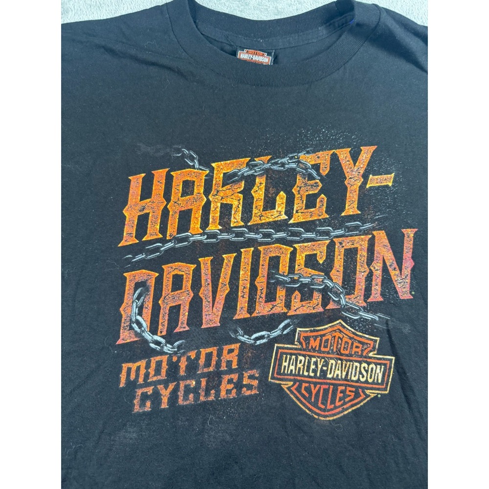 Harley Davidson Niagara Falls Canada T Shirt Mens 2XL Clare's Dealer Black Biker - Picture 3 of 7